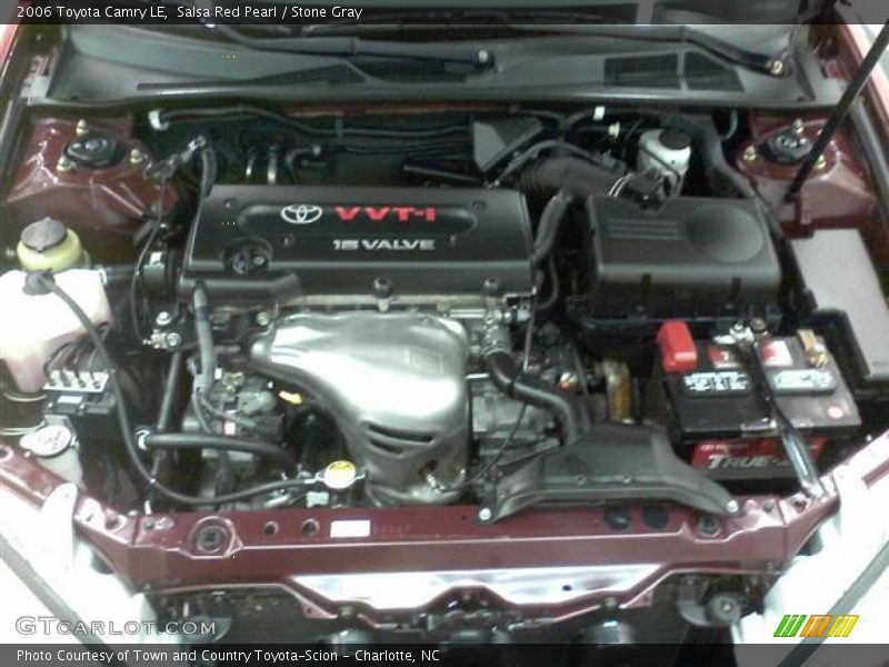 Salsa Red Pearl / Stone Gray 2006 Toyota Camry LE