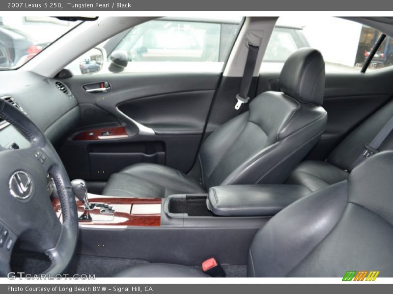 Tungsten Pearl / Black 2007 Lexus IS 250