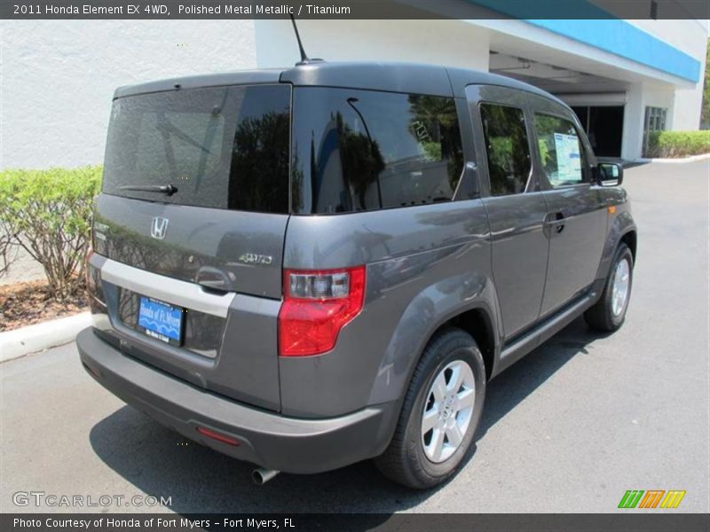 Polished Metal Metallic / Titanium 2011 Honda Element EX 4WD