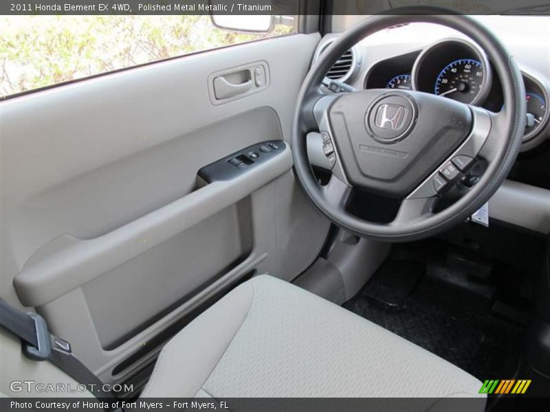 Polished Metal Metallic / Titanium 2011 Honda Element EX 4WD