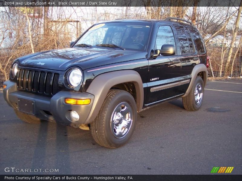 Black Clearcoat / Dark Slate Gray 2004 Jeep Liberty Sport 4x4
