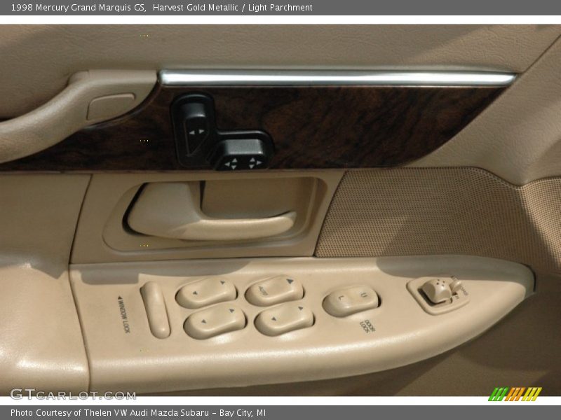 Harvest Gold Metallic / Light Parchment 1998 Mercury Grand Marquis GS