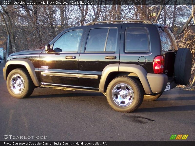 Black Clearcoat / Dark Slate Gray 2004 Jeep Liberty Sport 4x4
