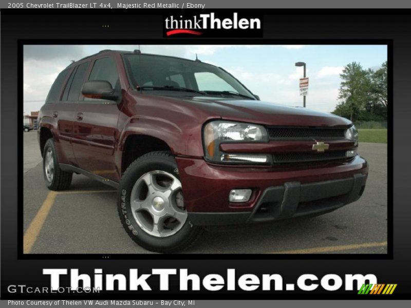 Majestic Red Metallic / Ebony 2005 Chevrolet TrailBlazer LT 4x4