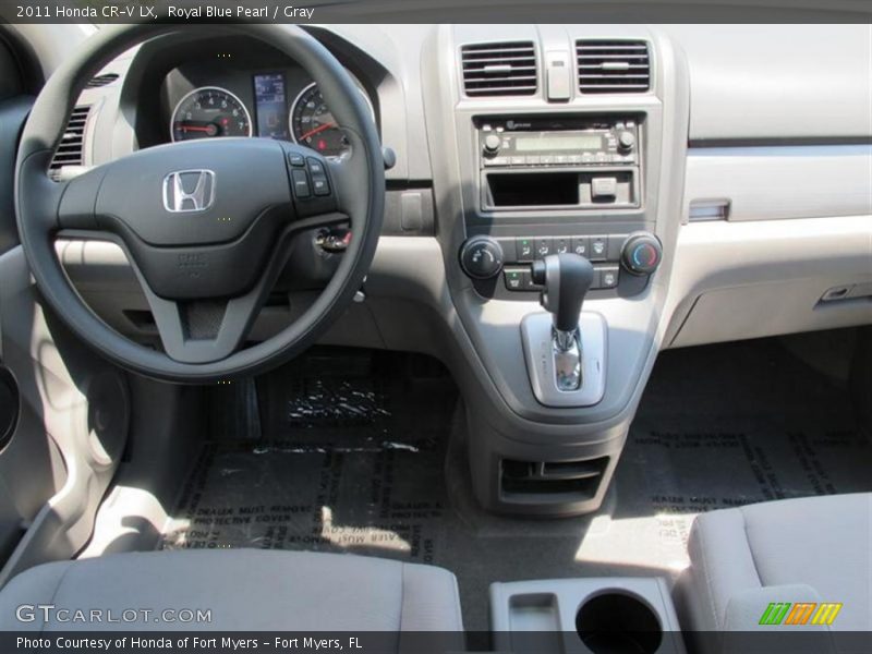 Royal Blue Pearl / Gray 2011 Honda CR-V LX
