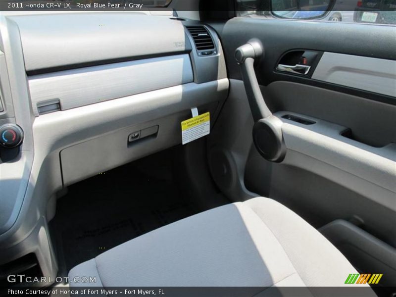 Royal Blue Pearl / Gray 2011 Honda CR-V LX
