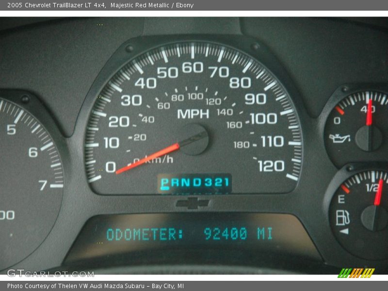 Majestic Red Metallic / Ebony 2005 Chevrolet TrailBlazer LT 4x4