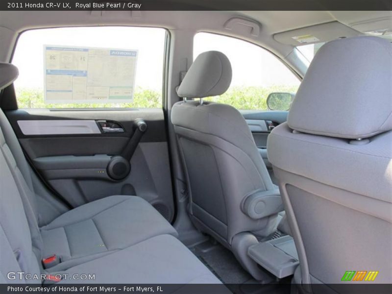 Royal Blue Pearl / Gray 2011 Honda CR-V LX