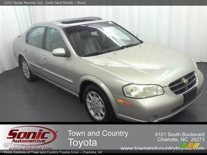 Sunlit Sand Metallic / Blond 2000 Nissan Maxima GLE