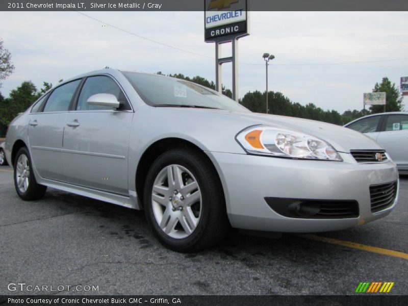 Silver Ice Metallic / Gray 2011 Chevrolet Impala LT