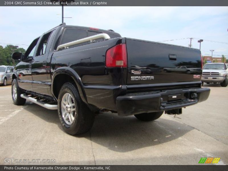 Onyx Black / Graphite 2004 GMC Sonoma SLS Crew Cab 4x4