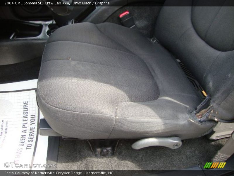 Onyx Black / Graphite 2004 GMC Sonoma SLS Crew Cab 4x4