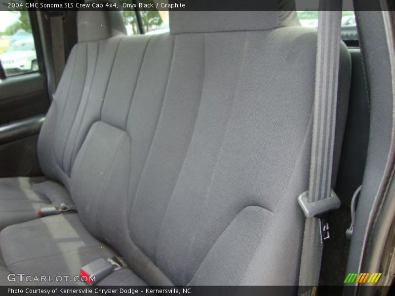 Onyx Black / Graphite 2004 GMC Sonoma SLS Crew Cab 4x4