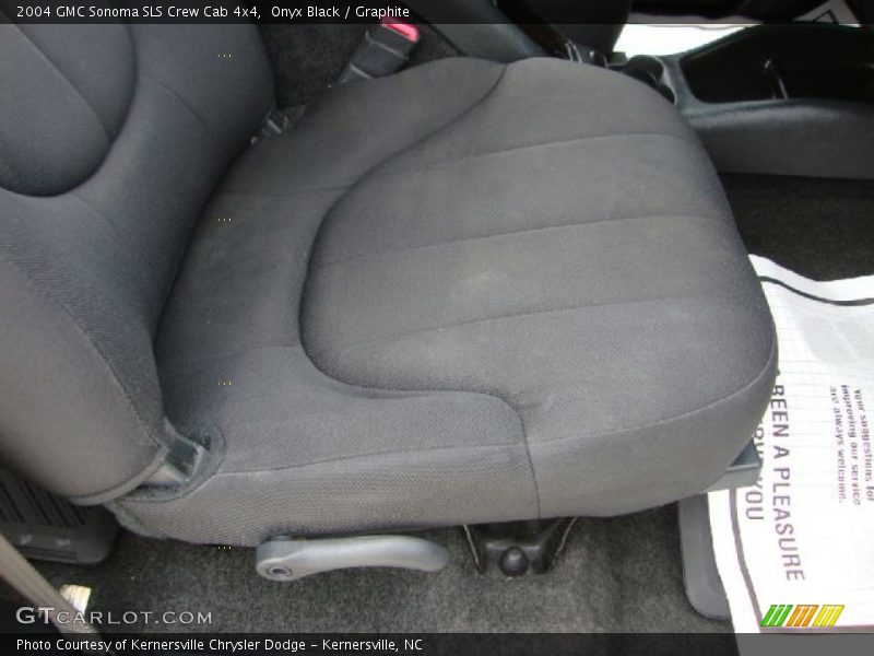 Onyx Black / Graphite 2004 GMC Sonoma SLS Crew Cab 4x4
