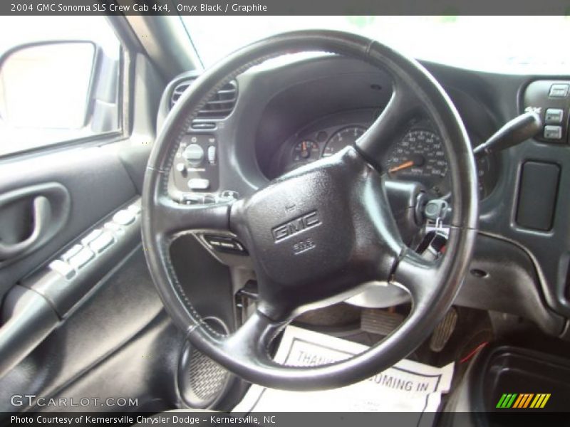 Onyx Black / Graphite 2004 GMC Sonoma SLS Crew Cab 4x4