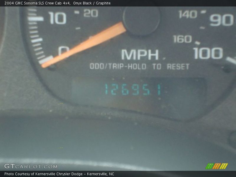Onyx Black / Graphite 2004 GMC Sonoma SLS Crew Cab 4x4