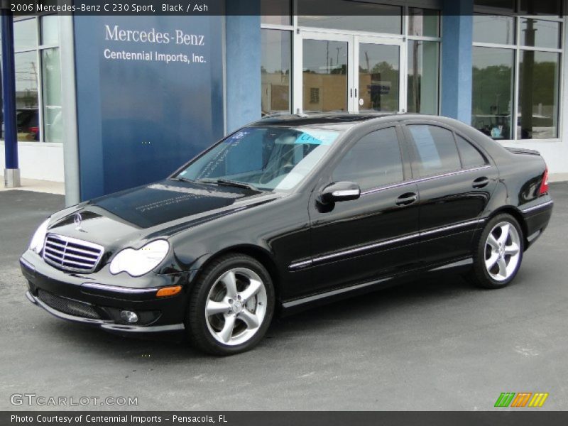 Black / Ash 2006 Mercedes-Benz C 230 Sport