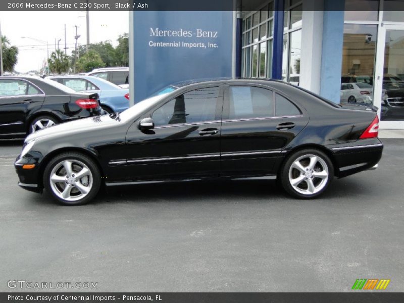 Black / Ash 2006 Mercedes-Benz C 230 Sport