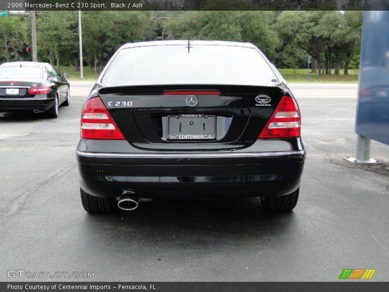 Black / Ash 2006 Mercedes-Benz C 230 Sport