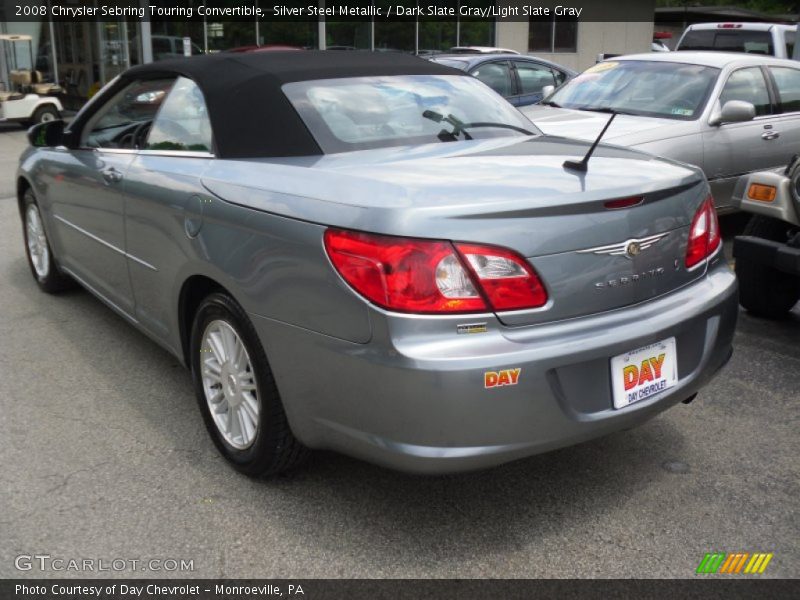 Silver Steel Metallic / Dark Slate Gray/Light Slate Gray 2008 Chrysler Sebring Touring Convertible