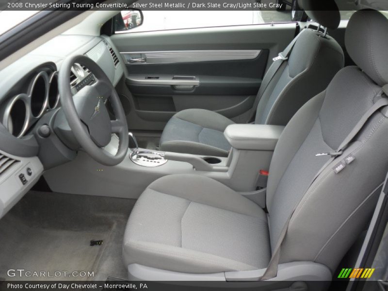  2008 Sebring Touring Convertible Dark Slate Gray/Light Slate Gray Interior