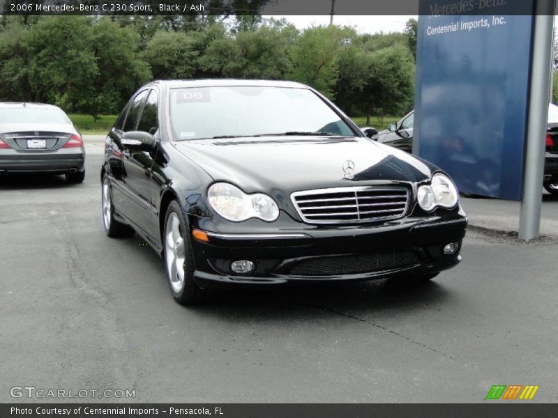 Black / Ash 2006 Mercedes-Benz C 230 Sport