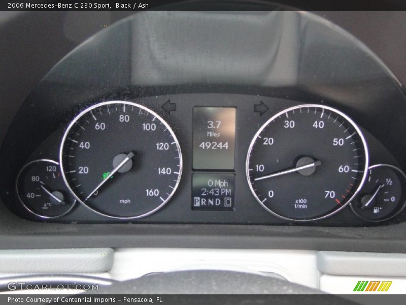 Black / Ash 2006 Mercedes-Benz C 230 Sport