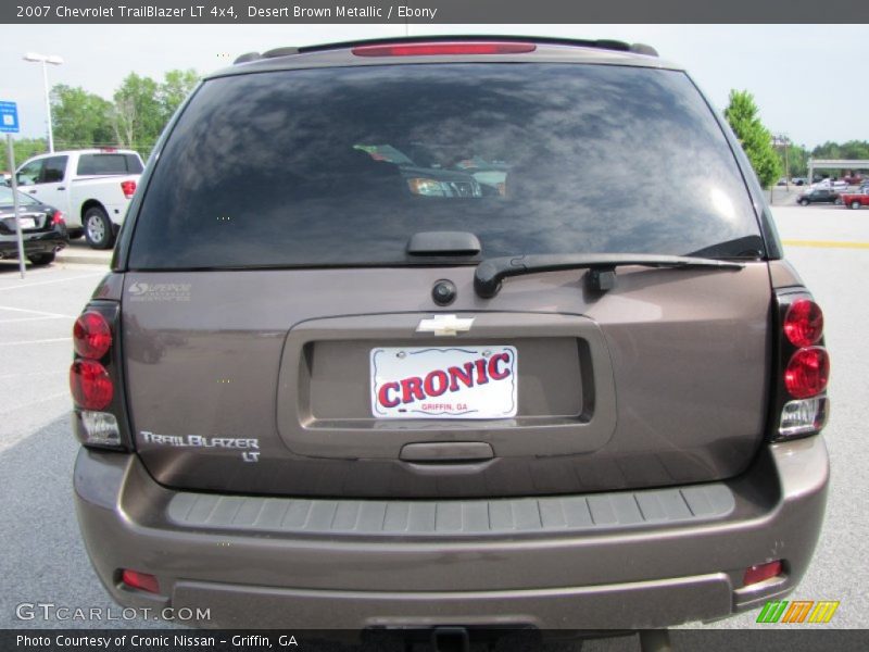 Desert Brown Metallic / Ebony 2007 Chevrolet TrailBlazer LT 4x4