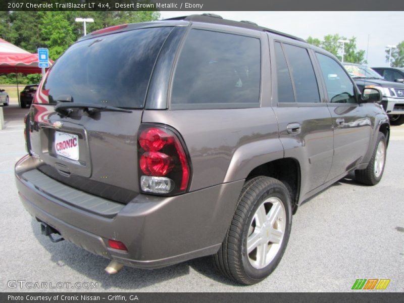Desert Brown Metallic / Ebony 2007 Chevrolet TrailBlazer LT 4x4