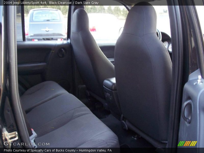 Black Clearcoat / Dark Slate Gray 2004 Jeep Liberty Sport 4x4