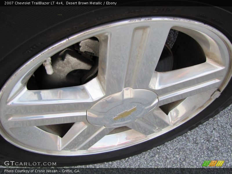 Desert Brown Metallic / Ebony 2007 Chevrolet TrailBlazer LT 4x4