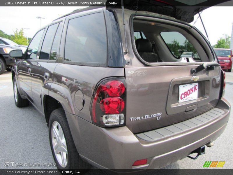 Desert Brown Metallic / Ebony 2007 Chevrolet TrailBlazer LT 4x4