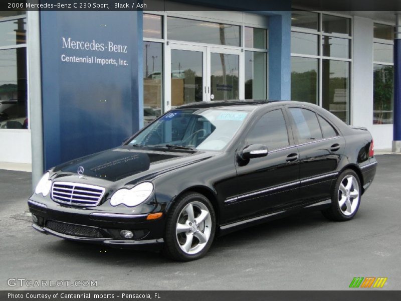 Black / Ash 2006 Mercedes-Benz C 230 Sport