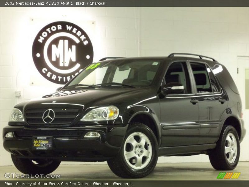 Black / Charcoal 2003 Mercedes-Benz ML 320 4Matic
