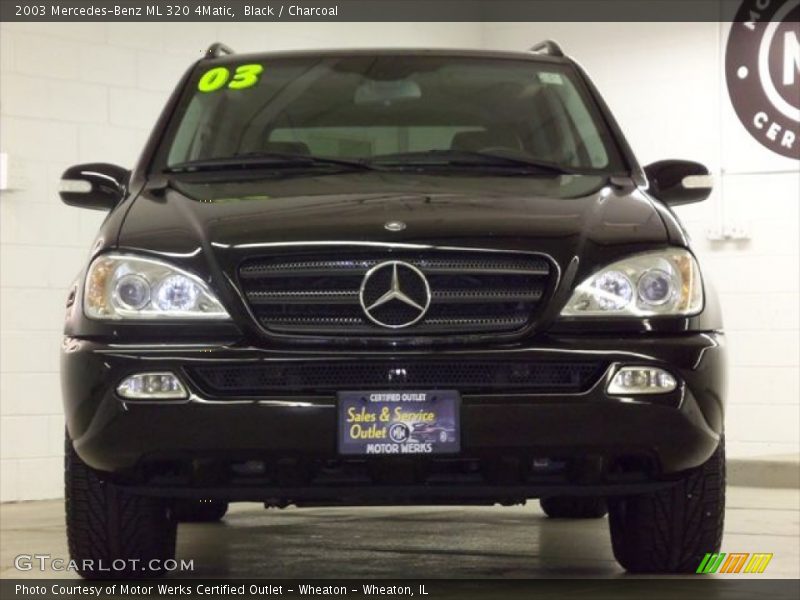 Black / Charcoal 2003 Mercedes-Benz ML 320 4Matic