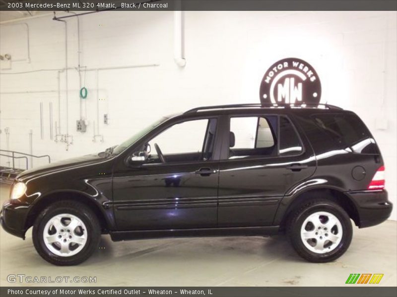 Black / Charcoal 2003 Mercedes-Benz ML 320 4Matic