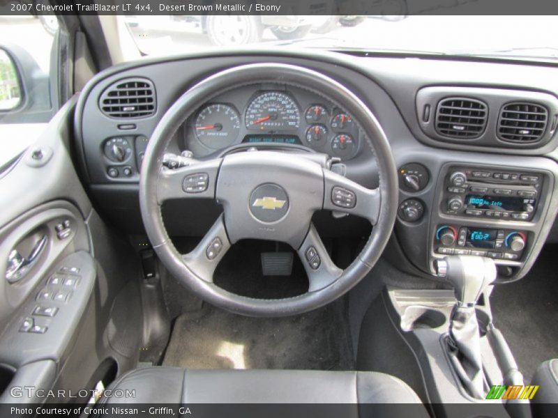 Desert Brown Metallic / Ebony 2007 Chevrolet TrailBlazer LT 4x4