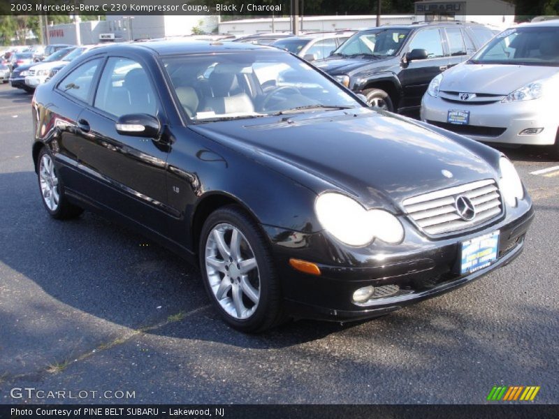 Black / Charcoal 2003 Mercedes-Benz C 230 Kompressor Coupe