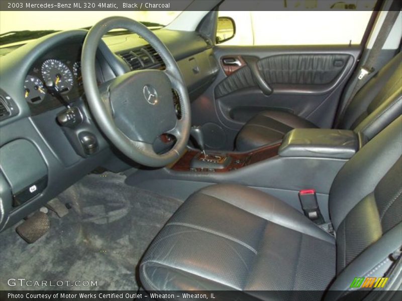 Black / Charcoal 2003 Mercedes-Benz ML 320 4Matic