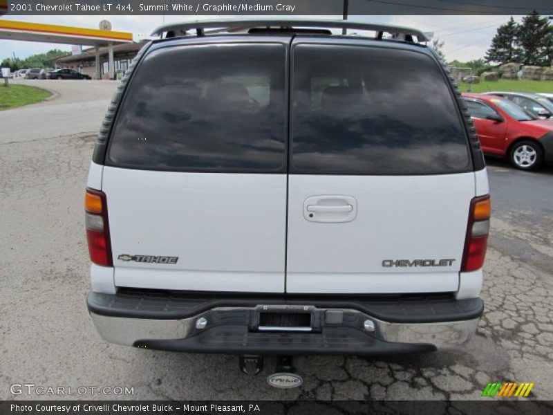Summit White / Graphite/Medium Gray 2001 Chevrolet Tahoe LT 4x4
