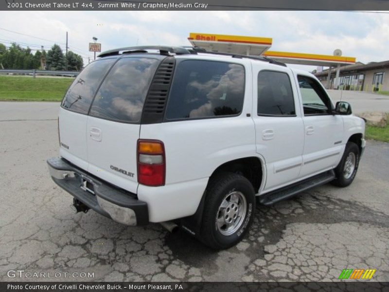 Summit White / Graphite/Medium Gray 2001 Chevrolet Tahoe LT 4x4