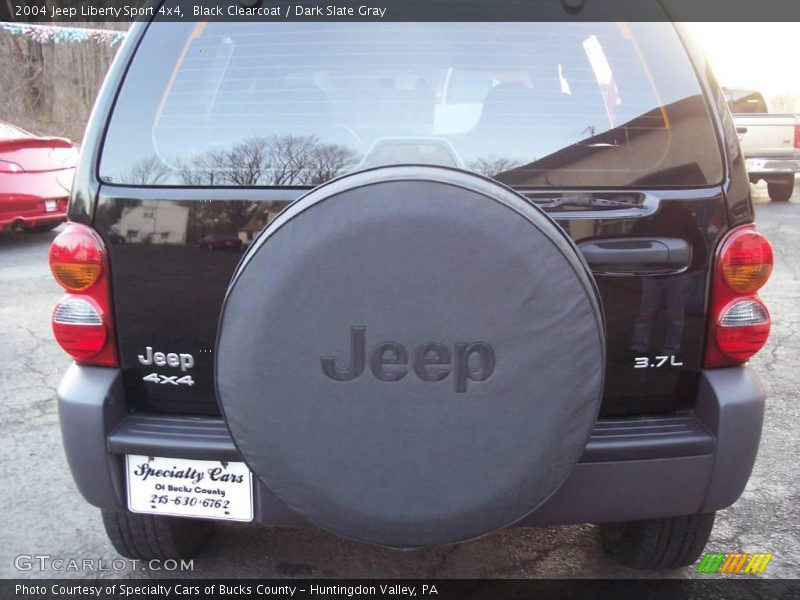 Black Clearcoat / Dark Slate Gray 2004 Jeep Liberty Sport 4x4