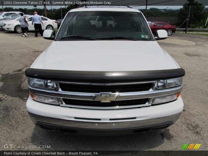 Summit White / Graphite/Medium Gray 2001 Chevrolet Tahoe LT 4x4