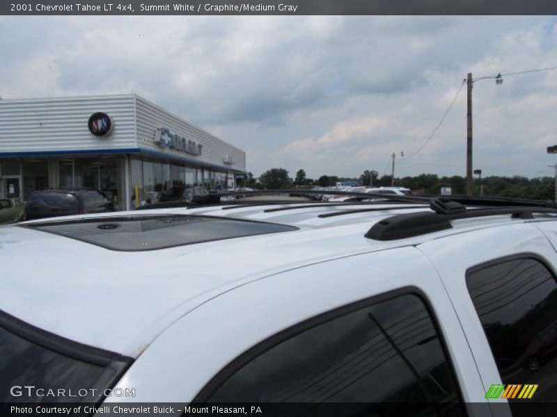 Summit White / Graphite/Medium Gray 2001 Chevrolet Tahoe LT 4x4