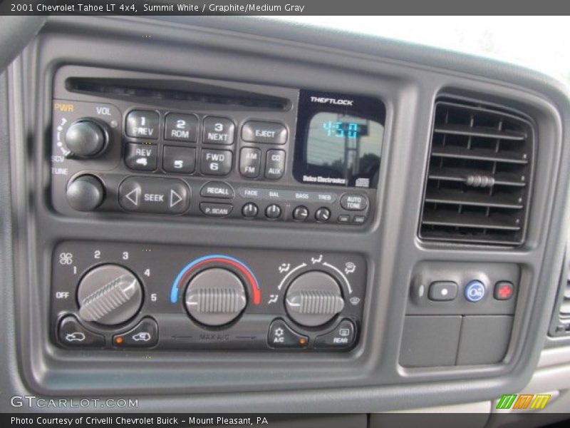 Summit White / Graphite/Medium Gray 2001 Chevrolet Tahoe LT 4x4