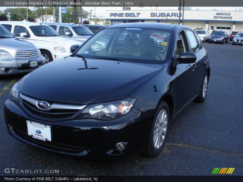 Obsidian Black Pearl / Ivory 2010 Subaru Impreza 2.5i Premium Wagon