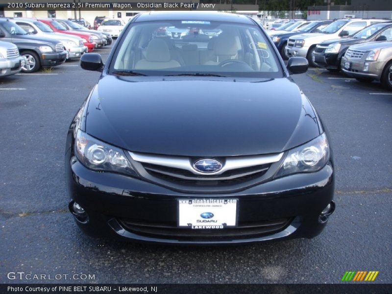 Obsidian Black Pearl / Ivory 2010 Subaru Impreza 2.5i Premium Wagon