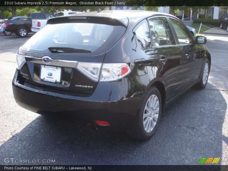 Obsidian Black Pearl / Ivory 2010 Subaru Impreza 2.5i Premium Wagon