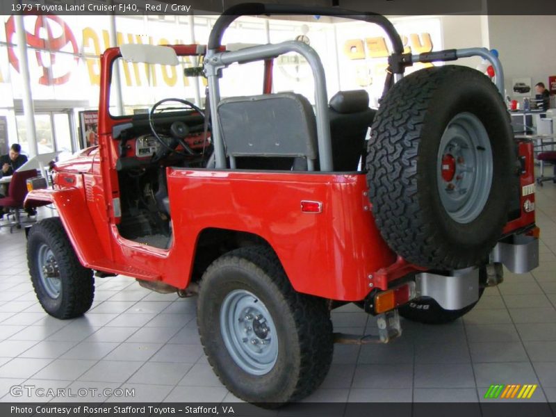 Red / Gray 1979 Toyota Land Cruiser FJ40