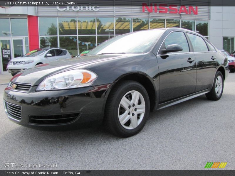 Black / Ebony 2010 Chevrolet Impala LS